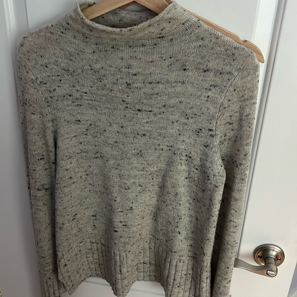 Madewell mock neck wool sweater